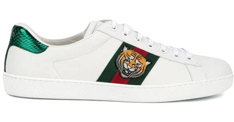 scarpe gucci tigre replica|gucci shoes stitching.